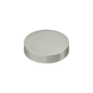 Deltana Hardware Deltana SCF100 SCREW COVER, ROUND, FLAT, 1" DIAMETER SOLID BRASS 