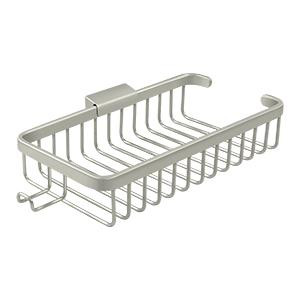 Deltana Hardware Deltana WBR1052H WIRE BASKET, 10-3/8" RECTANGULAR, SHALLOW, WITH HOOK 