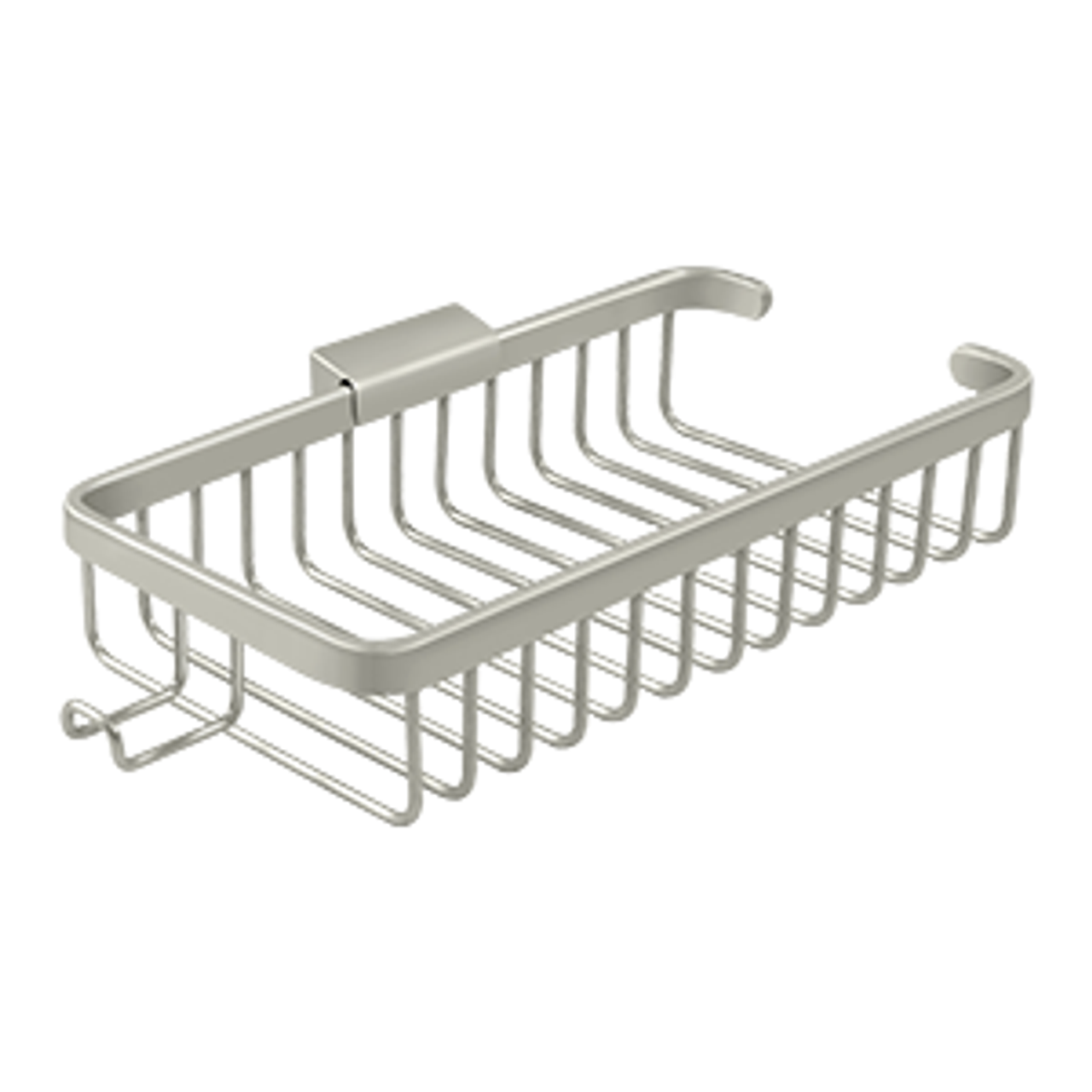 Deltana WBR1052H WIRE BASKET, 10-3/8" RECTANGULAR, SHALLOW, WITH HOOK