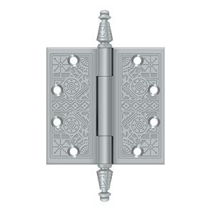 Deltana Hardware Deltana DSBP45 4-1/2" X 4-1/2" SQUARE ORNATE HINGES SOLID BRASS 
