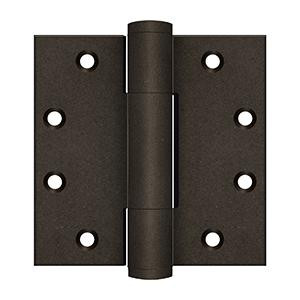 Deltana Hardware Deltana DSB45RM 4-1/2" X 4-1/2" 5.1MM HINGE SQUARE 3 KNUCKLE HINGES SOLID BRASS 