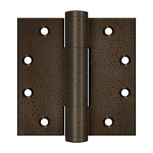 Deltana Hardware Deltana DSB45RM 4-1/2" X 4-1/2" 5.1MM HINGE SQUARE 3 KNUCKLE HINGES SOLID BRASS 