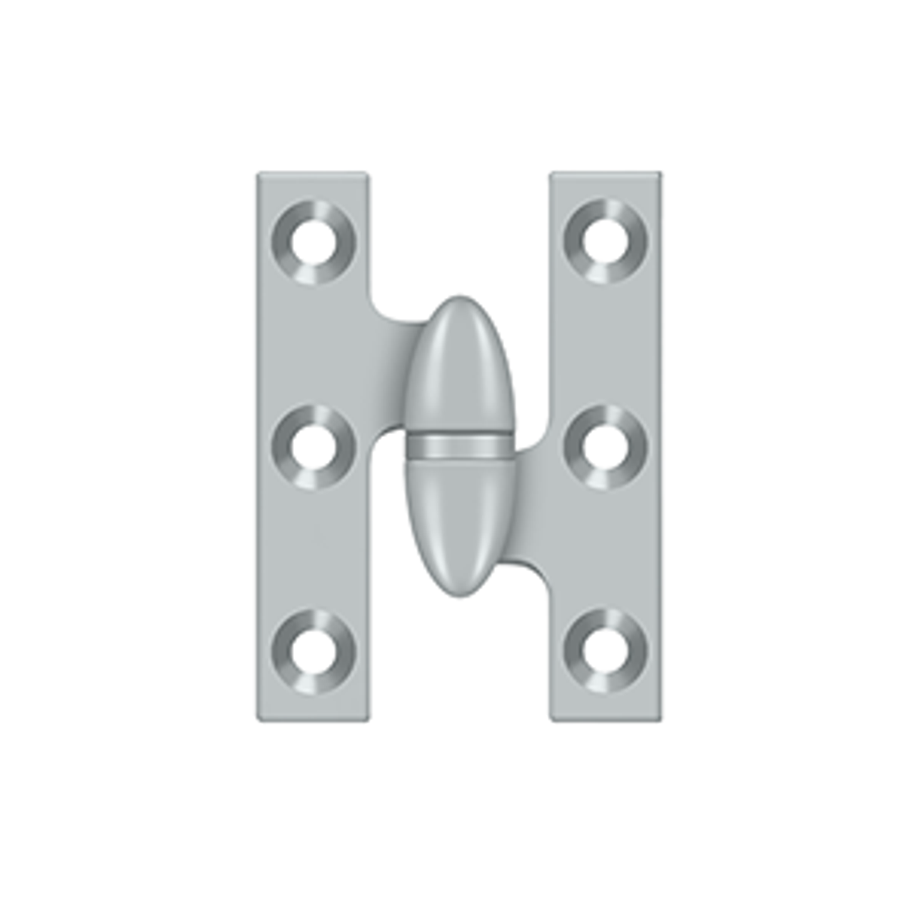 Deltana OK2015 2" X 1-1/2" OLIVE KNUCKLE HINGES, HANDED, SOLID BRASS