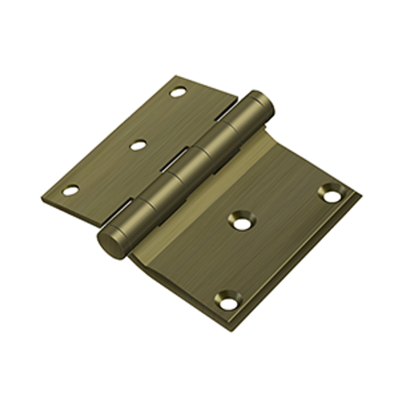 Deltana DHS3035 3" X 3-1/2" HALF SURFACE HINGE SOLID BRASS