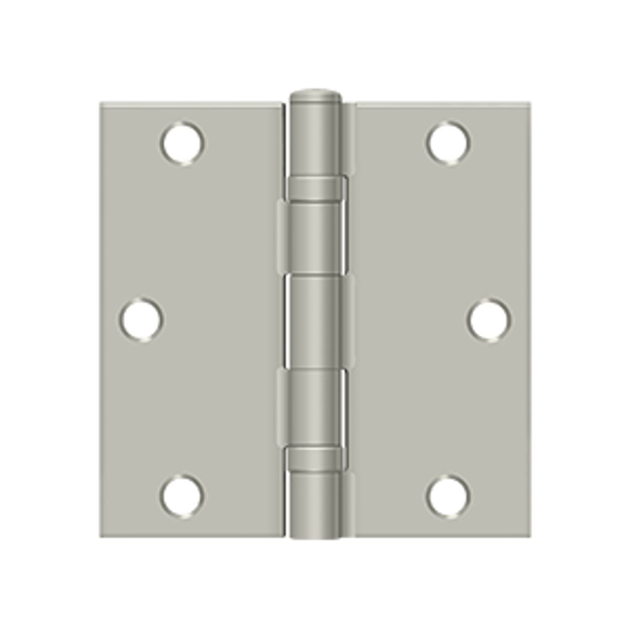 Deltana S35BBR 3-1/2" X 3-1/2" SQUARE HINGE, BALL BEARING STEEL MATERIAL
