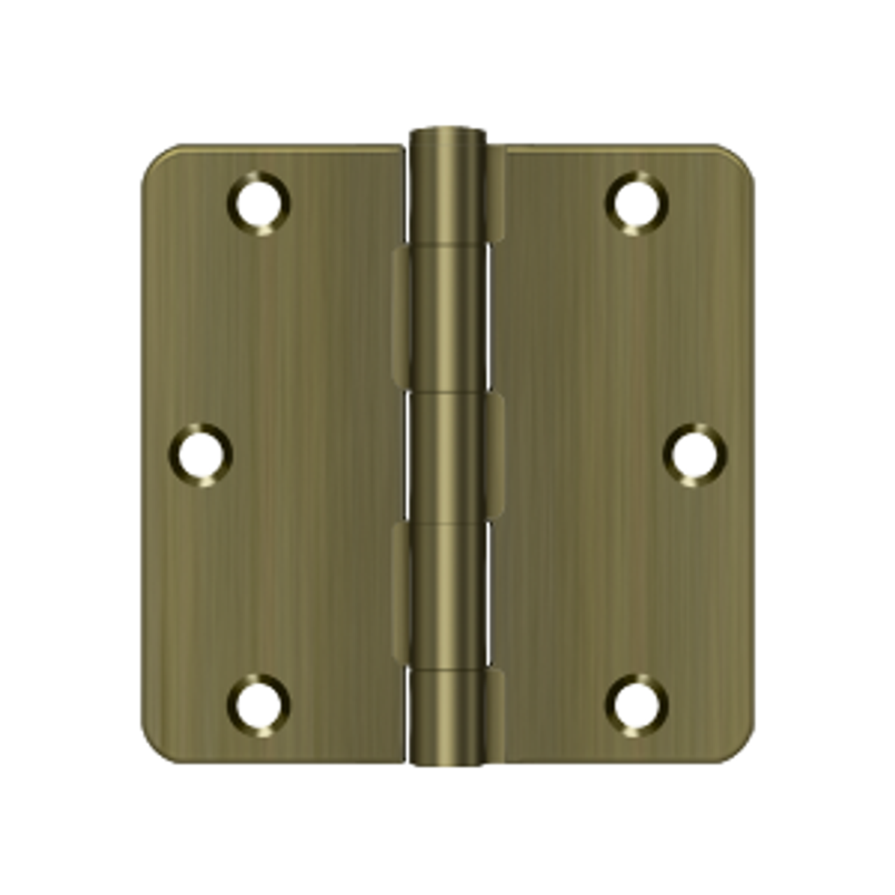 Deltana S35R4 3-1/2" X 3-1/2" X 1/4" RADIUS HINGE, RESIDENTIAL THICKNESS, STEEL MATERIAL