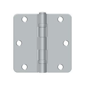Deltana Hardware Deltana S35R4BB 3-1/2" X 3-1/2" X 1/4" RADIUS HINGE, BALL BEARING, STEEL MATERIAL 