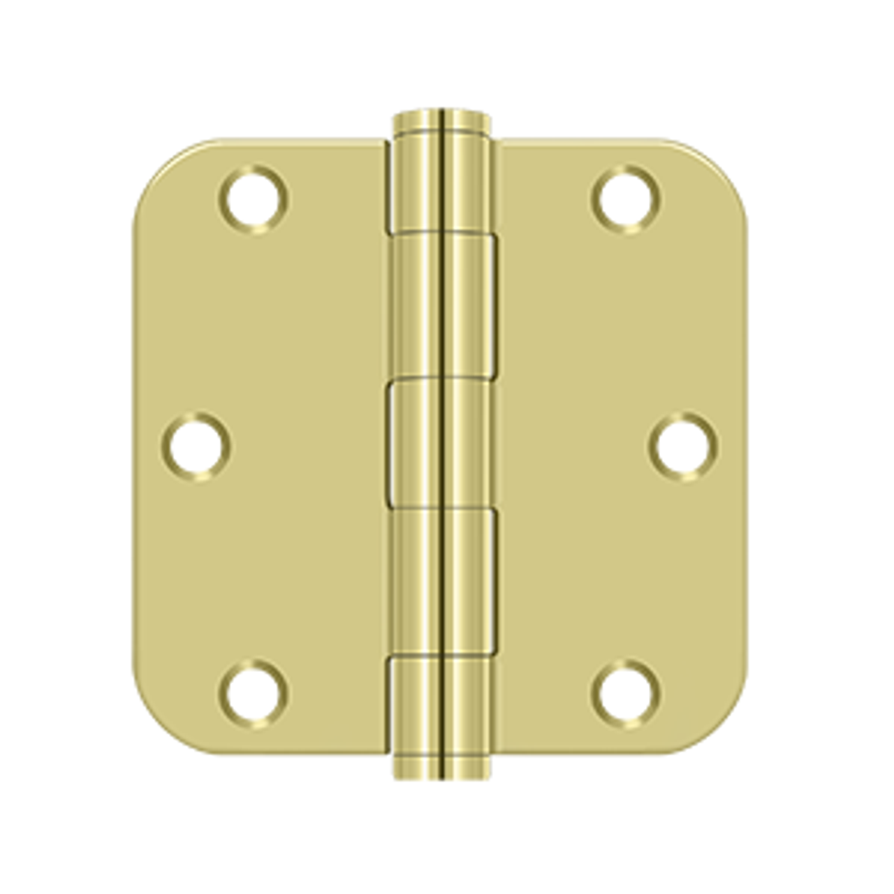 Deltana S35R5HD 3-1/2" X 3-1/2" X 5/8" RADIUS HINGE, HEAVY DUTY, STEEL MATERIAL