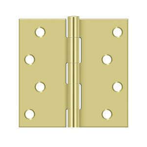 Deltana Hardware Deltana S44R 4" X 4" SQUARE HINGE, STEEL MATERIAL 