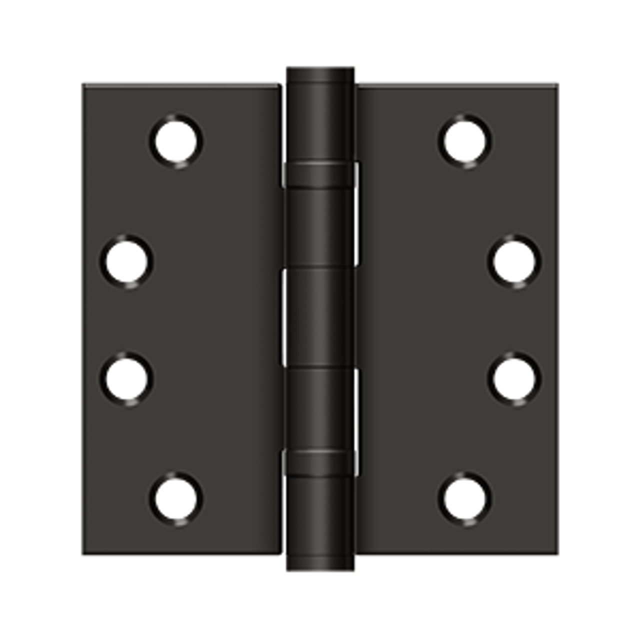 Deltana S44HDBB 4" X 4" SQUARE HINGE HEAVY DUTY BALL BEARINGS, STEEL MATERIAL