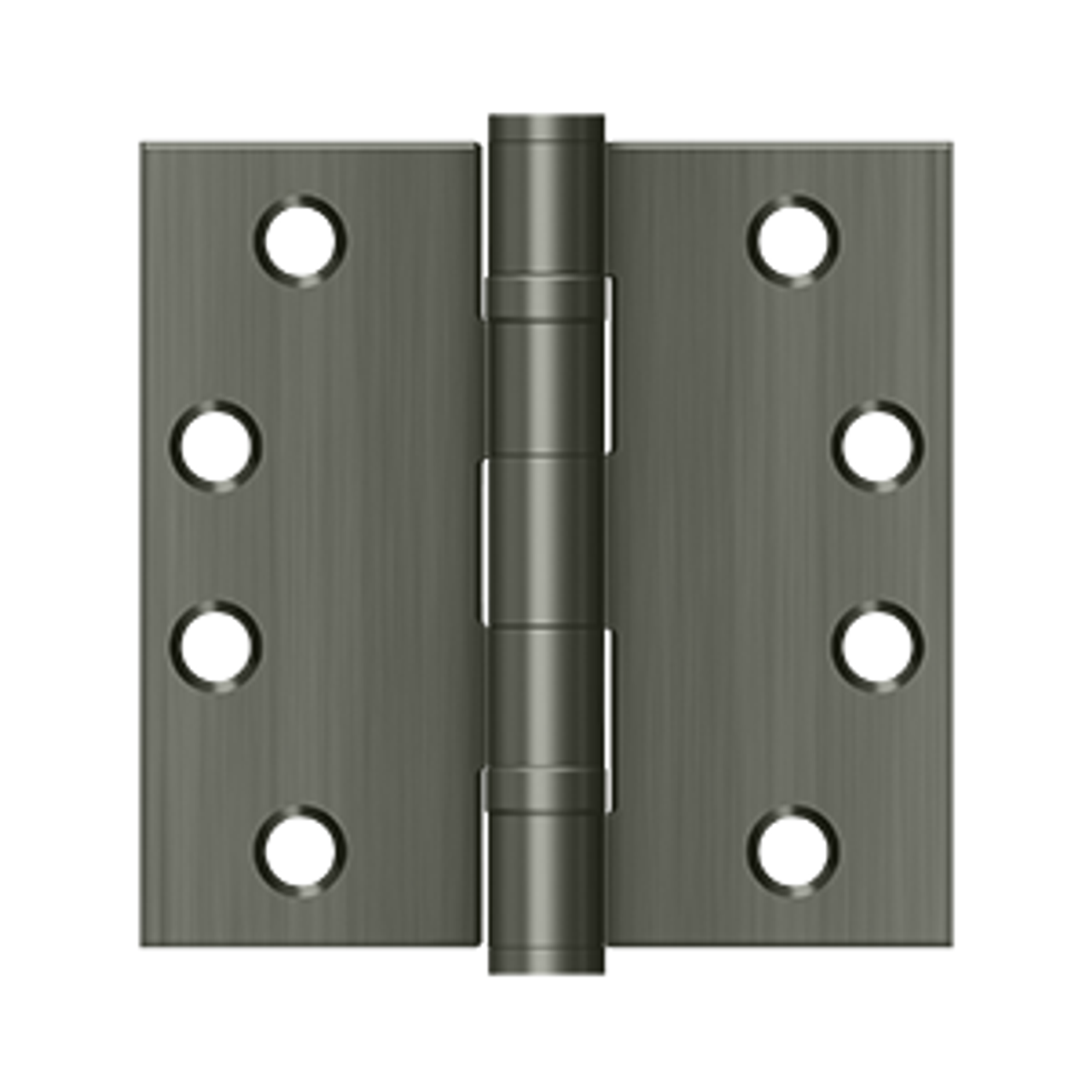 Deltana S44HDBB 4" X 4" SQUARE HINGE HEAVY DUTY BALL BEARINGS, STEEL MATERIAL