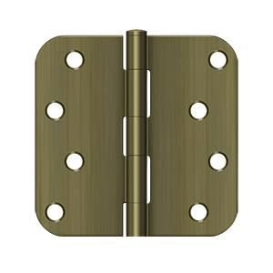 Deltana Hardware Deltana S44R5 4"X 4"X 5/8" RADIUS HINGE, STEEL MATERIAL 