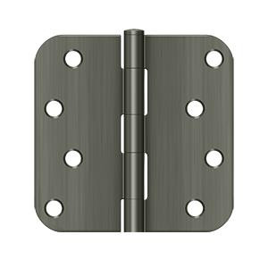 Deltana Hardware Deltana S44R5 4"X 4"X 5/8" RADIUS HINGE, STEEL MATERIAL 