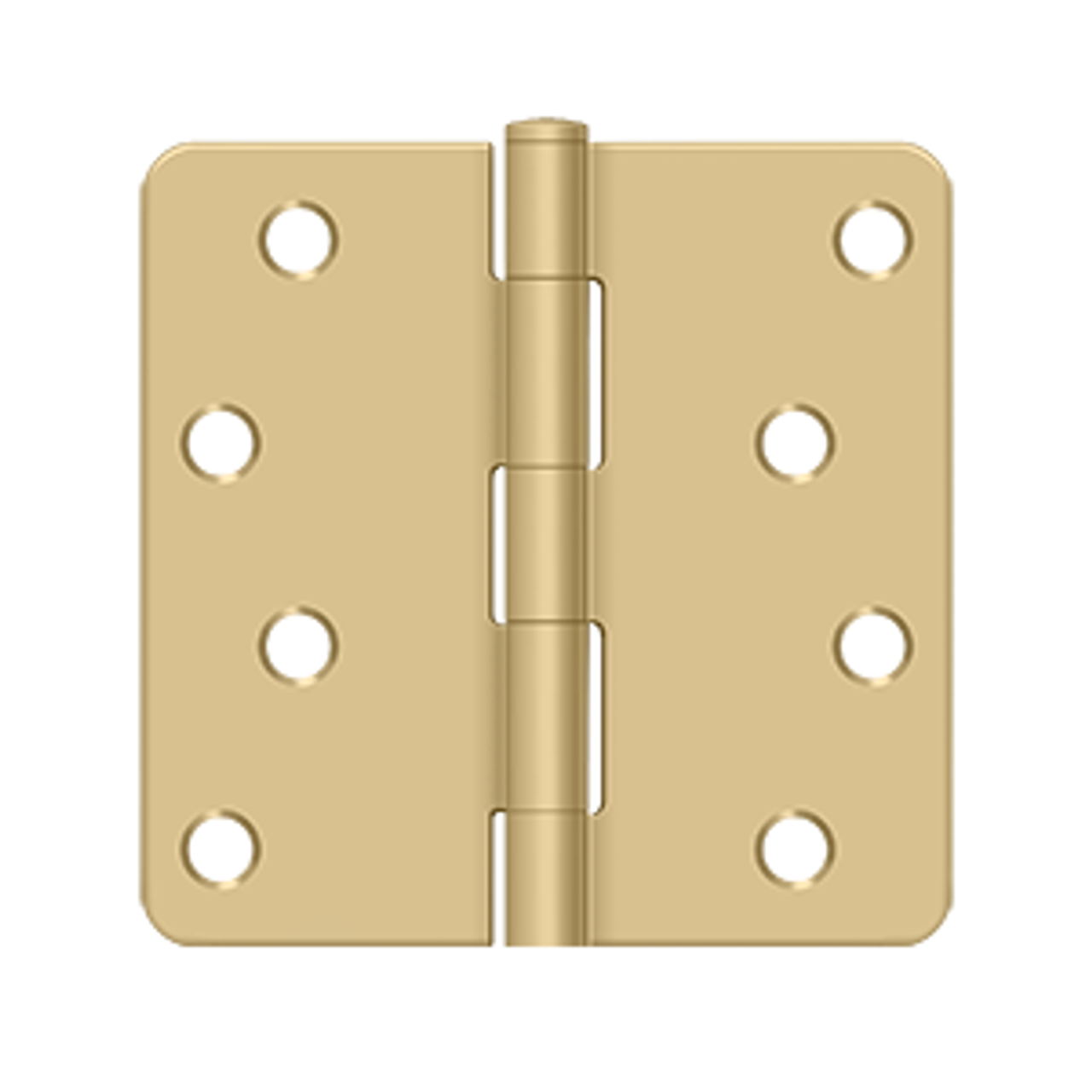 Deltana S44R4 4" X 4" X 1/4" RADIUS HINGE, RESIDENTIAL, STEEL MATERIAL