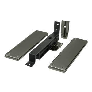 Deltana Hardware Deltana DASH95 SPRING HINGE, DOUBLE ACTION W/ SOLID BRASS COVER PLATES 