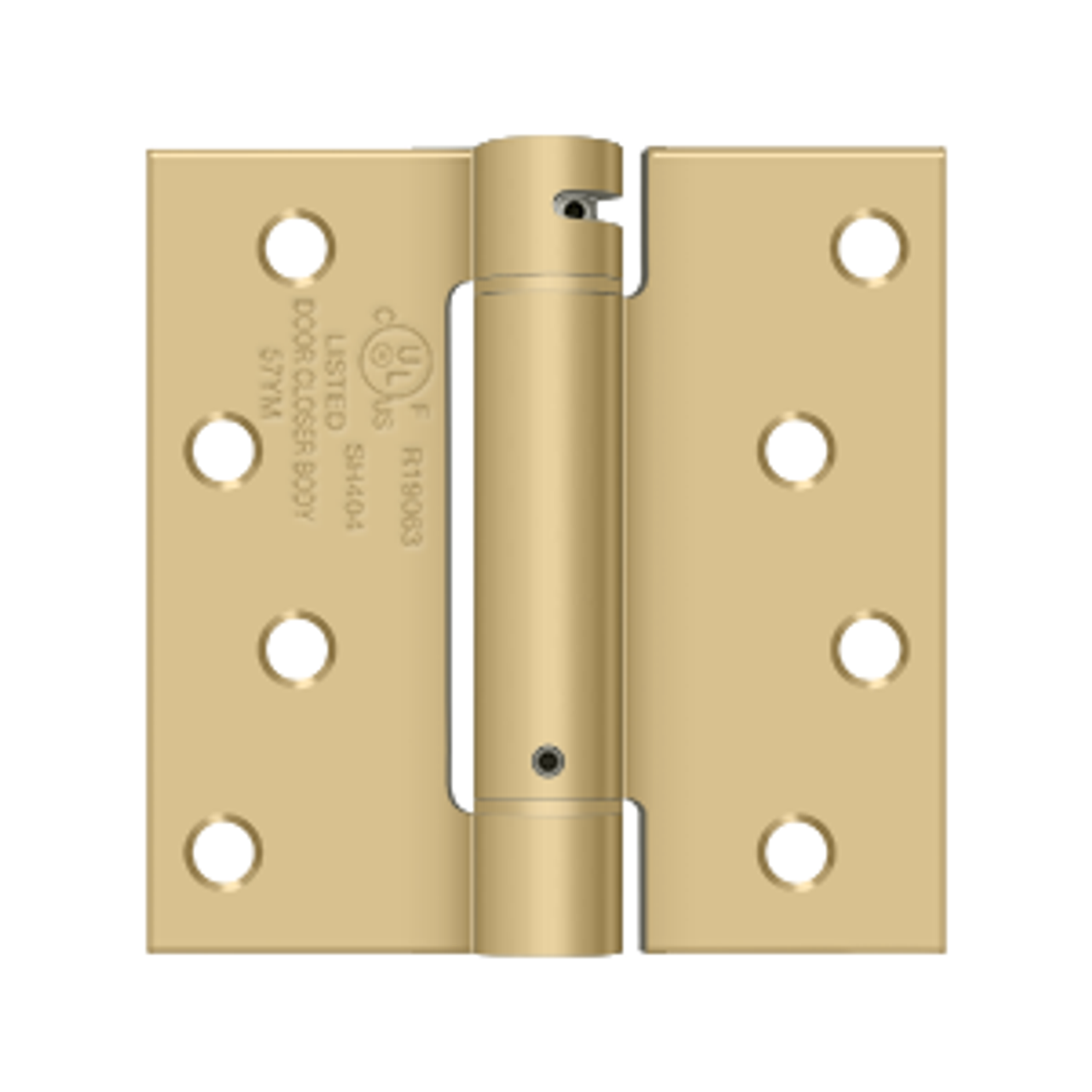 Deltana DSH44 4" X 4" SPRING HINGE, UL LISTED STEEL