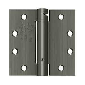 Deltana Hardware Deltana DSH45 4-1/2" X 4-1/2" SPRING HINGE, UL LISTED STEEL 