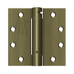 Deltana Hardware Deltana DSH45 4-1/2" X 4-1/2" SPRING HINGE, UL LISTED STEEL 