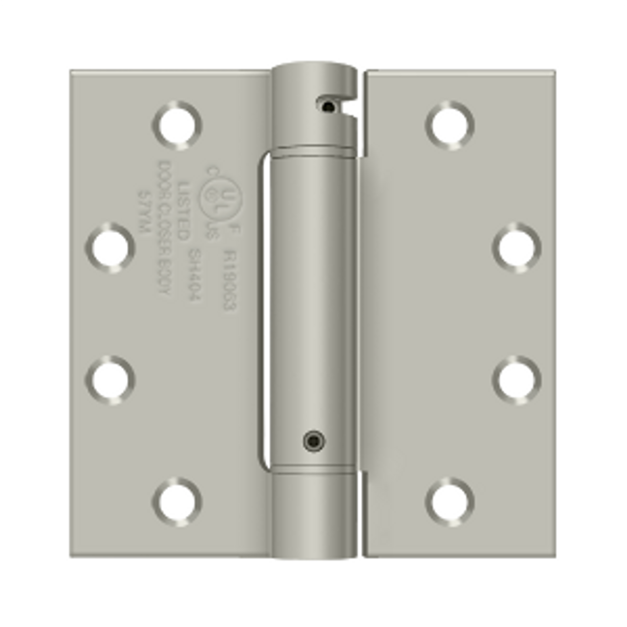 Deltana DSH45 4-1/2" X 4-1/2" SPRING HINGE, UL LISTED STEEL