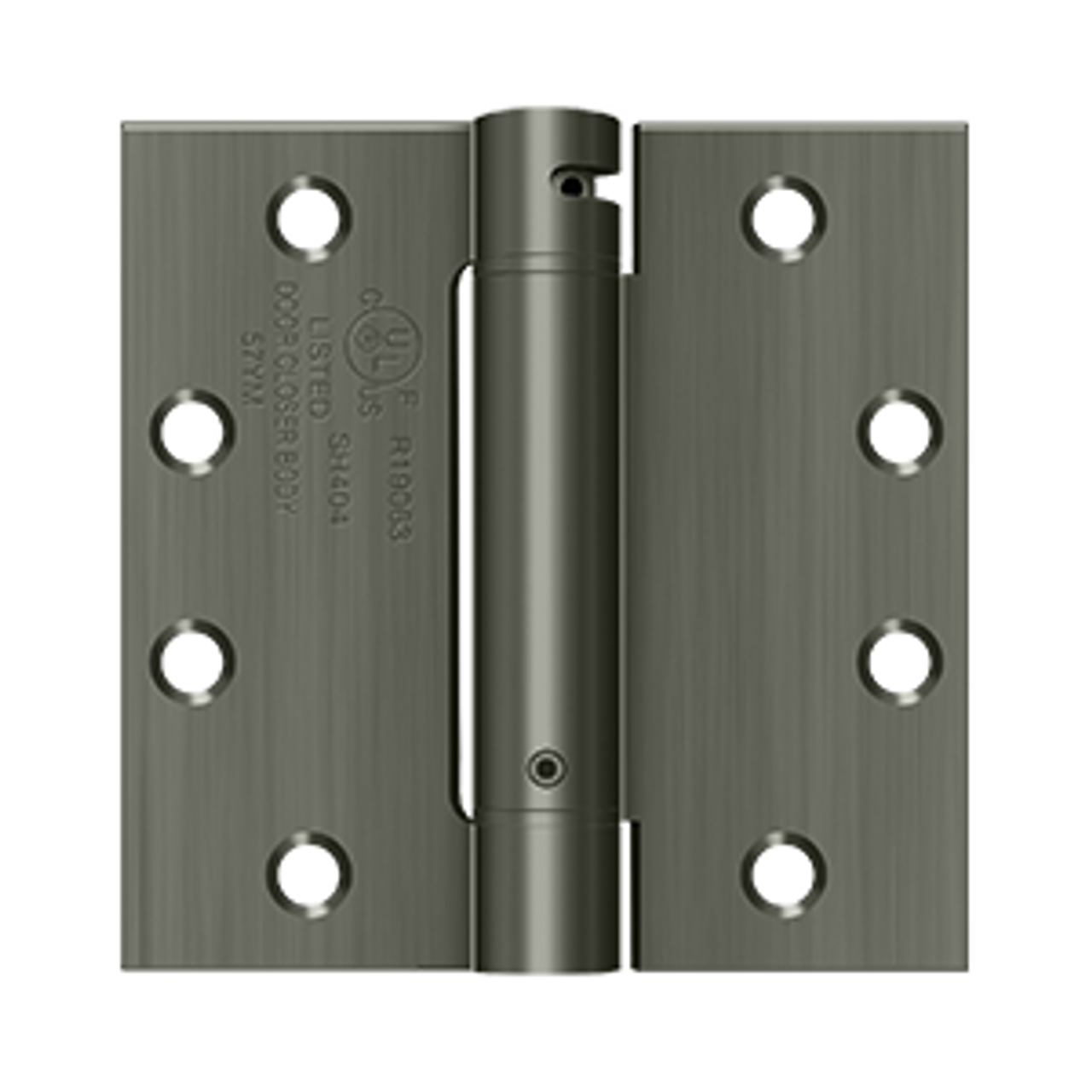 Deltana DSH45 4-1/2" X 4-1/2" SPRING HINGE, UL LISTED STEEL