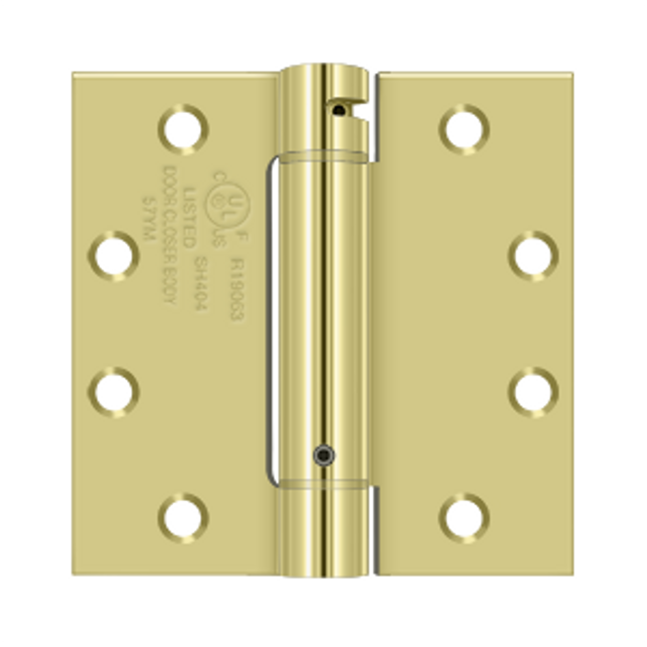 Deltana DSH45 4-1/2" X 4-1/2" SPRING HINGE, UL LISTED STEEL