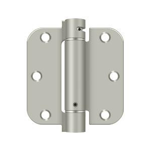 Deltana Hardware Deltana DSH35R4 3-1/2" X 3-1/2" X 5/8" RADIUS SPRING HINGE STEEL 