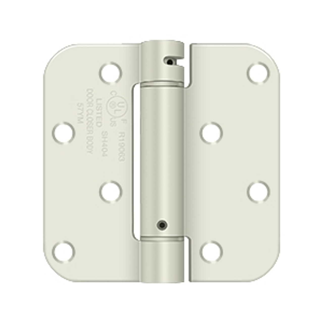 Deltana DSH4R5BM 4" X 4" X 5/8" RADIUS SPRING HINGE BENCHMARK, UL LISTED STEEL