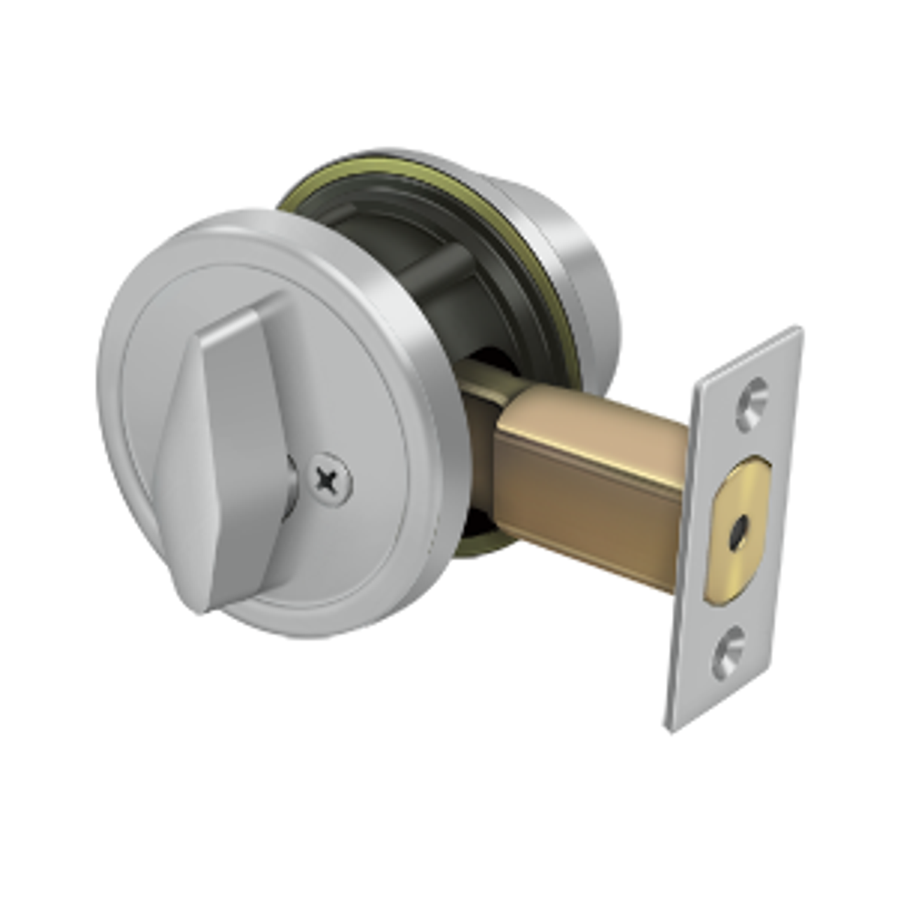 Deltana CL200LA 2-3/4" SINGLE CYLINDER DEADBOLT GRADE 2