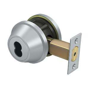 Deltana Hardware Deltana CL200LAIC 2-3/4" SINGLE CYLINDER INTERCHANGEABLE CORE DEADBOLT GRADE 2 