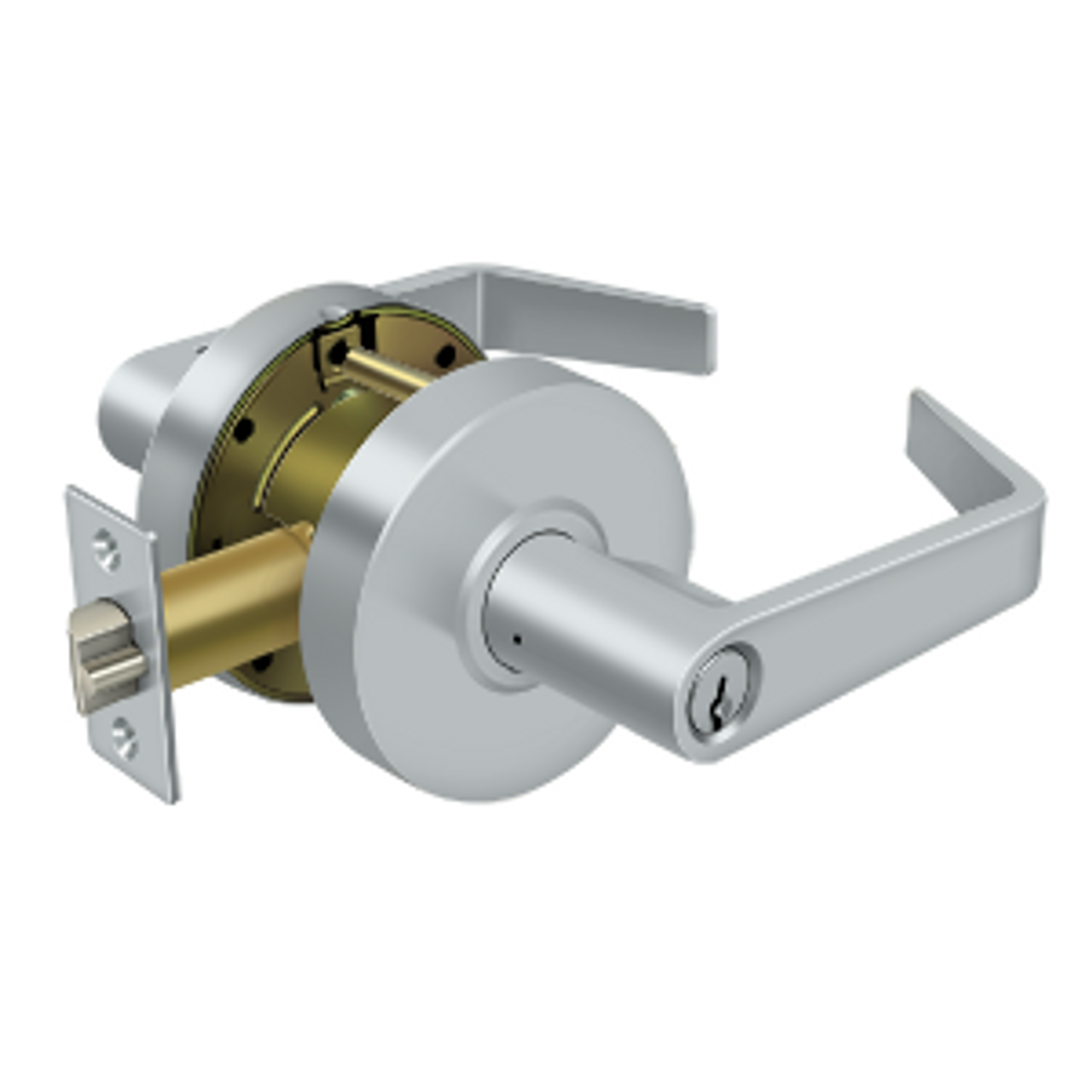 Deltana CL509EVC 2-3/4" CLASSROOM LOCK,CLARENDON, GRADE 2