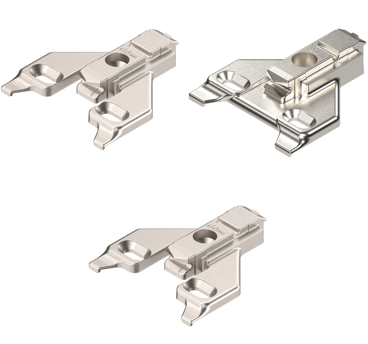 Blum 175L66X0.22 CLIP face frame adapter mounting plateS 0mm, 3mm, 6mm Heights