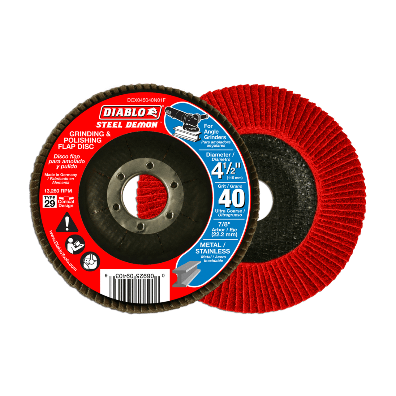 Freud Diablo 4-1/2 in. Flap Disc Type 29