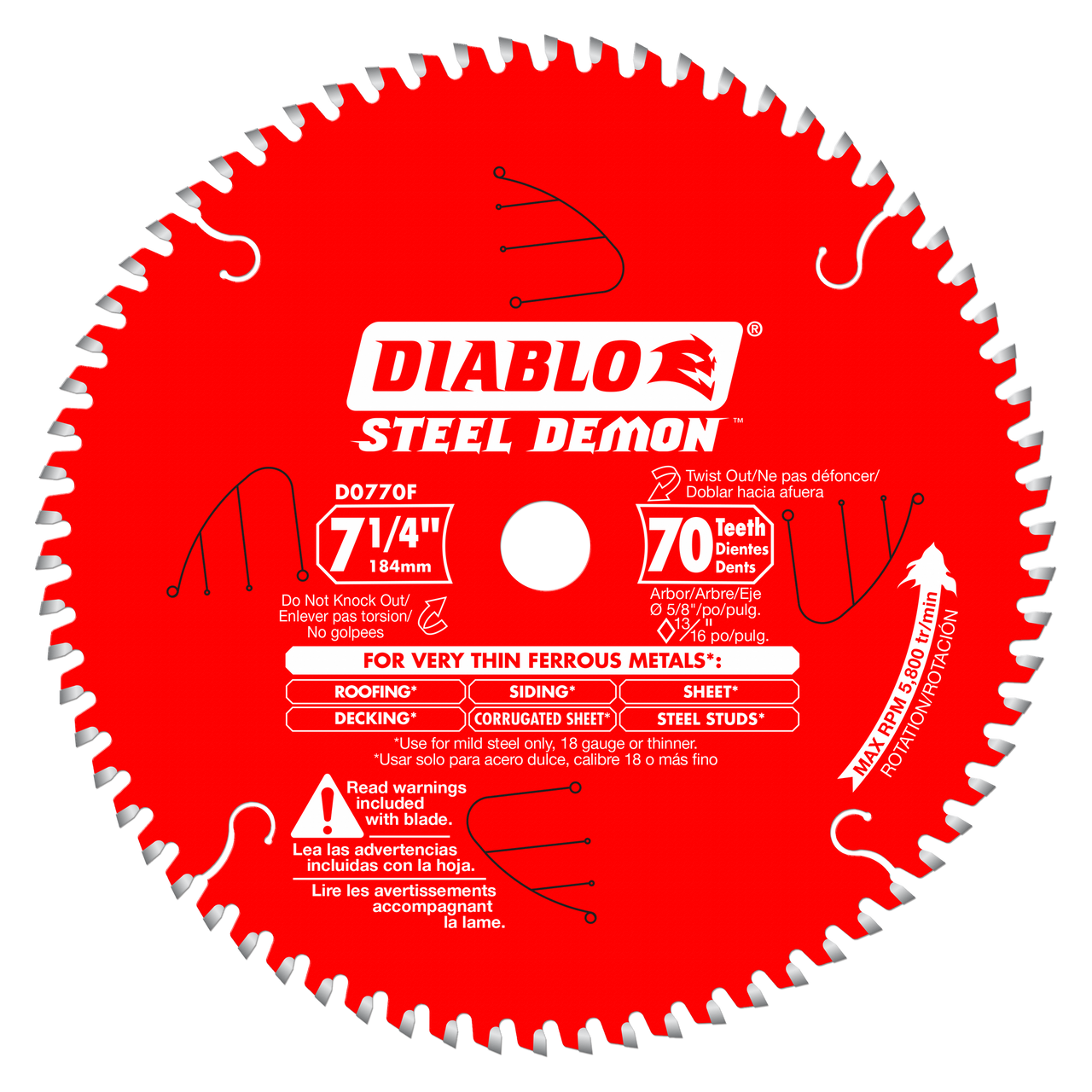 Freud Diablo Thin Metal Carbide Saw Blades DF Metal Cutting