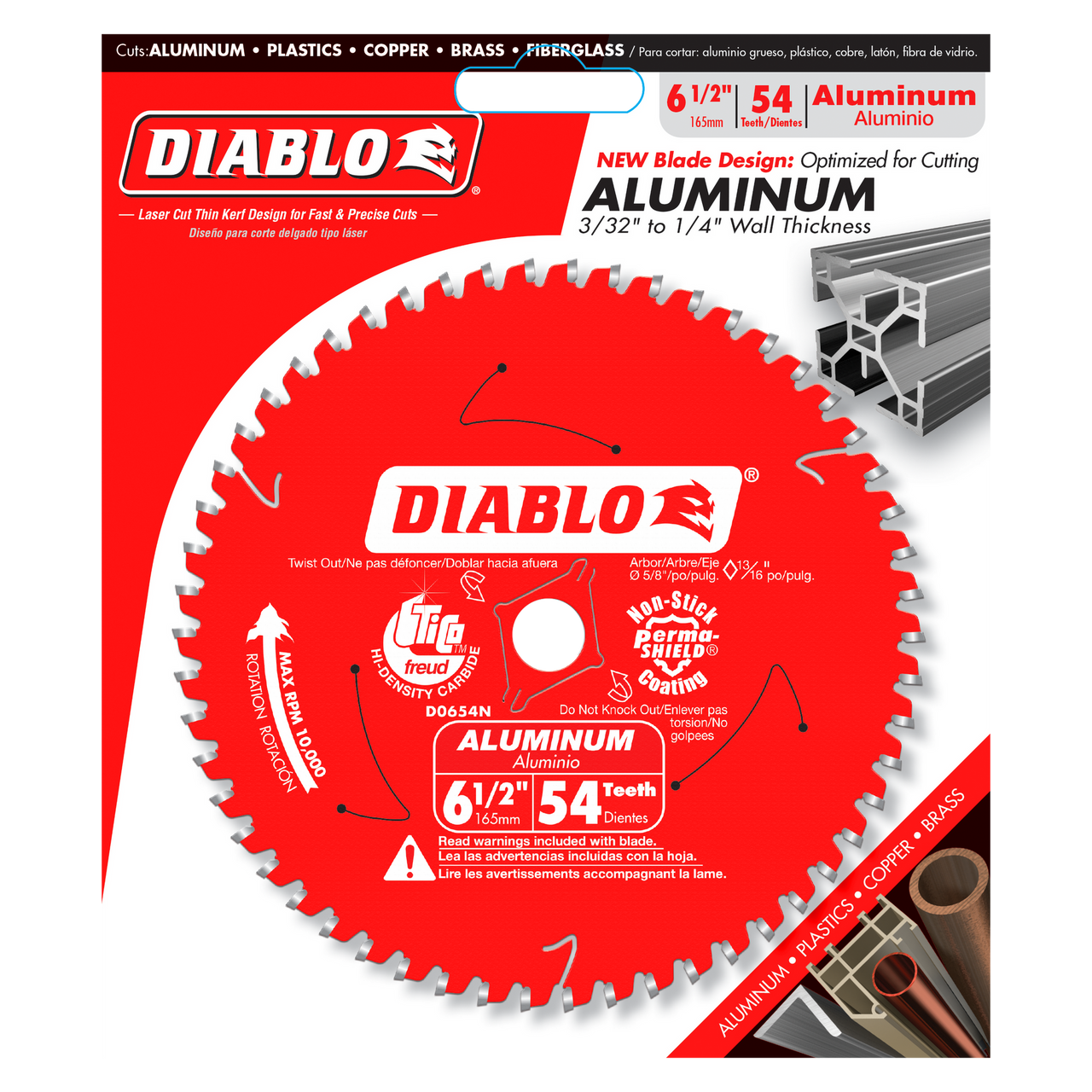 Freud Diablo Medium Aluminum Cutting Saw Blades D0XXXN