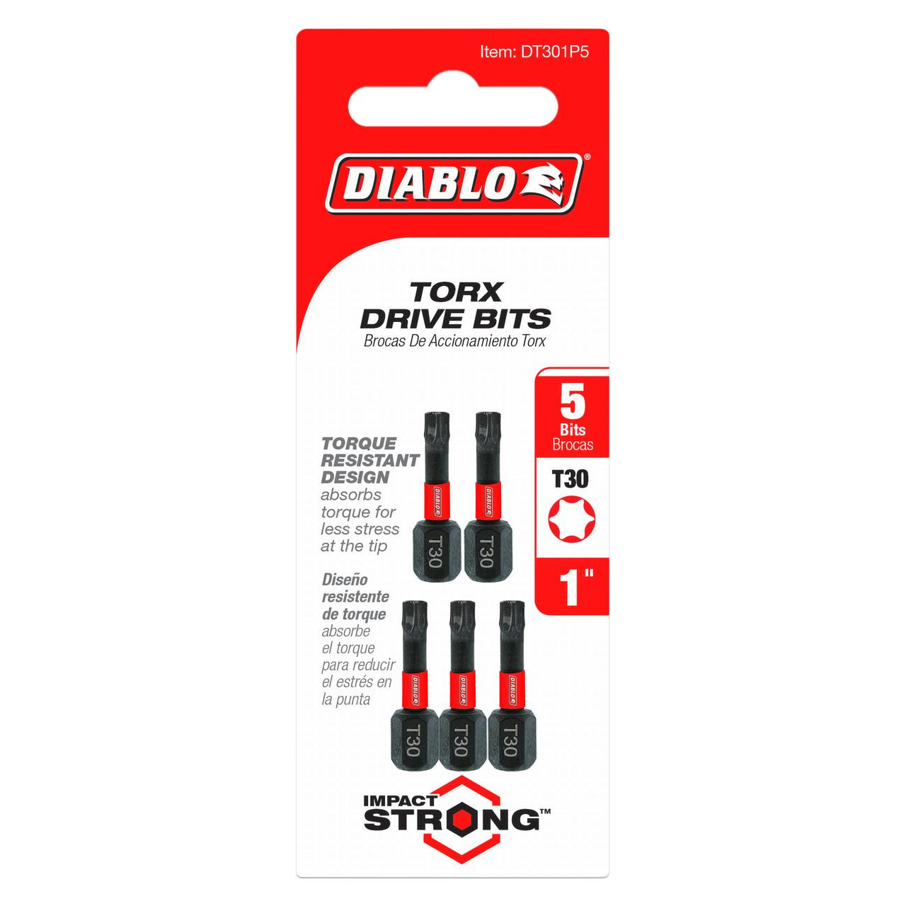  Freud Diablo #30 Torx Drive Bits DT30 