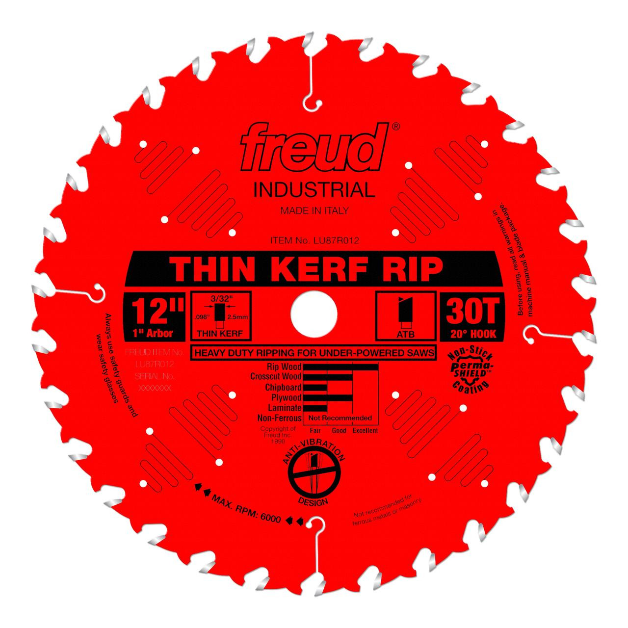 Freud Industrial Ripping Thin Kerf LU87R-LU1   Freud Industrial Ripping Thin Kerf LU87R-LU1