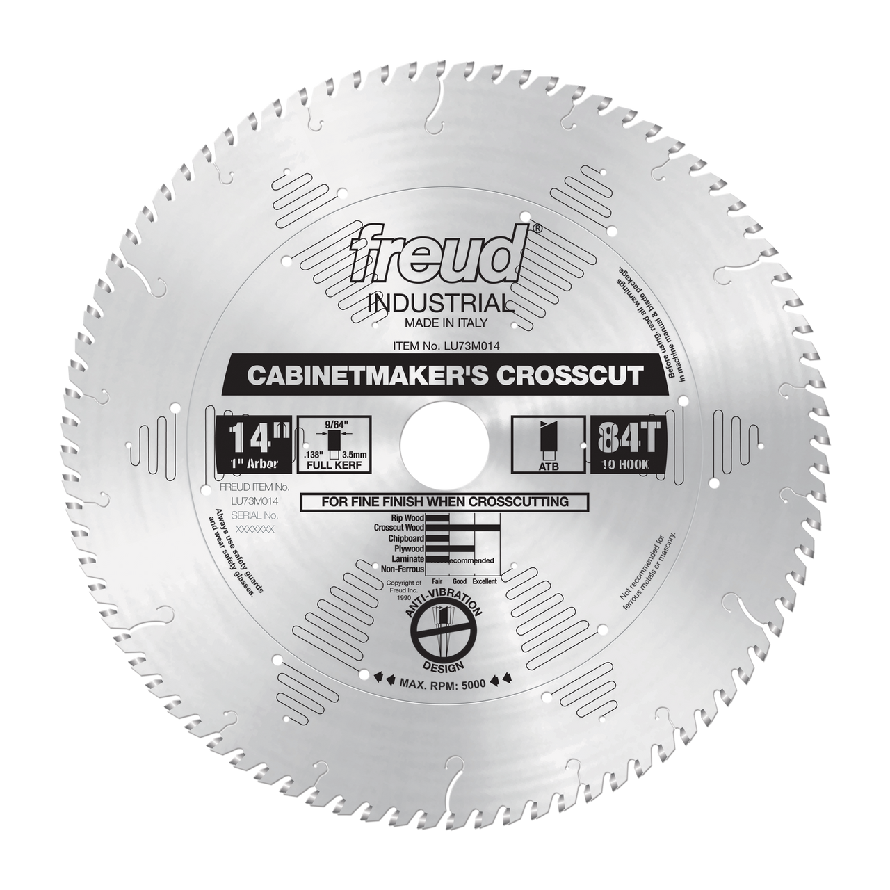 Freud Crosscutting Cabinetmakers LU73 SERIES