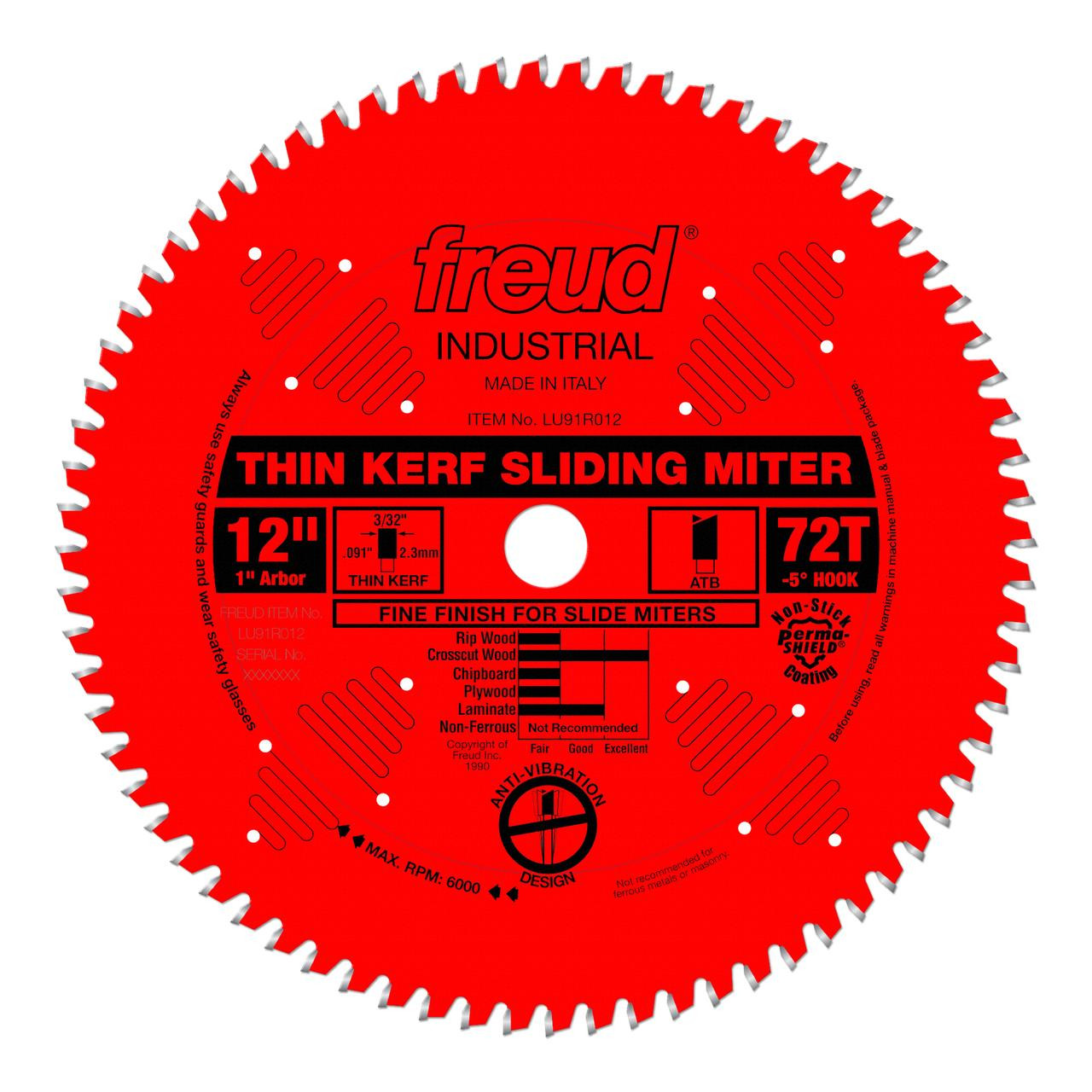 Freud Sliding Compound Miter Saw Thin Kerf LU91 SERIES   Freud Sliding Compound Miter Saw Thin Kerf LU91 SERIES