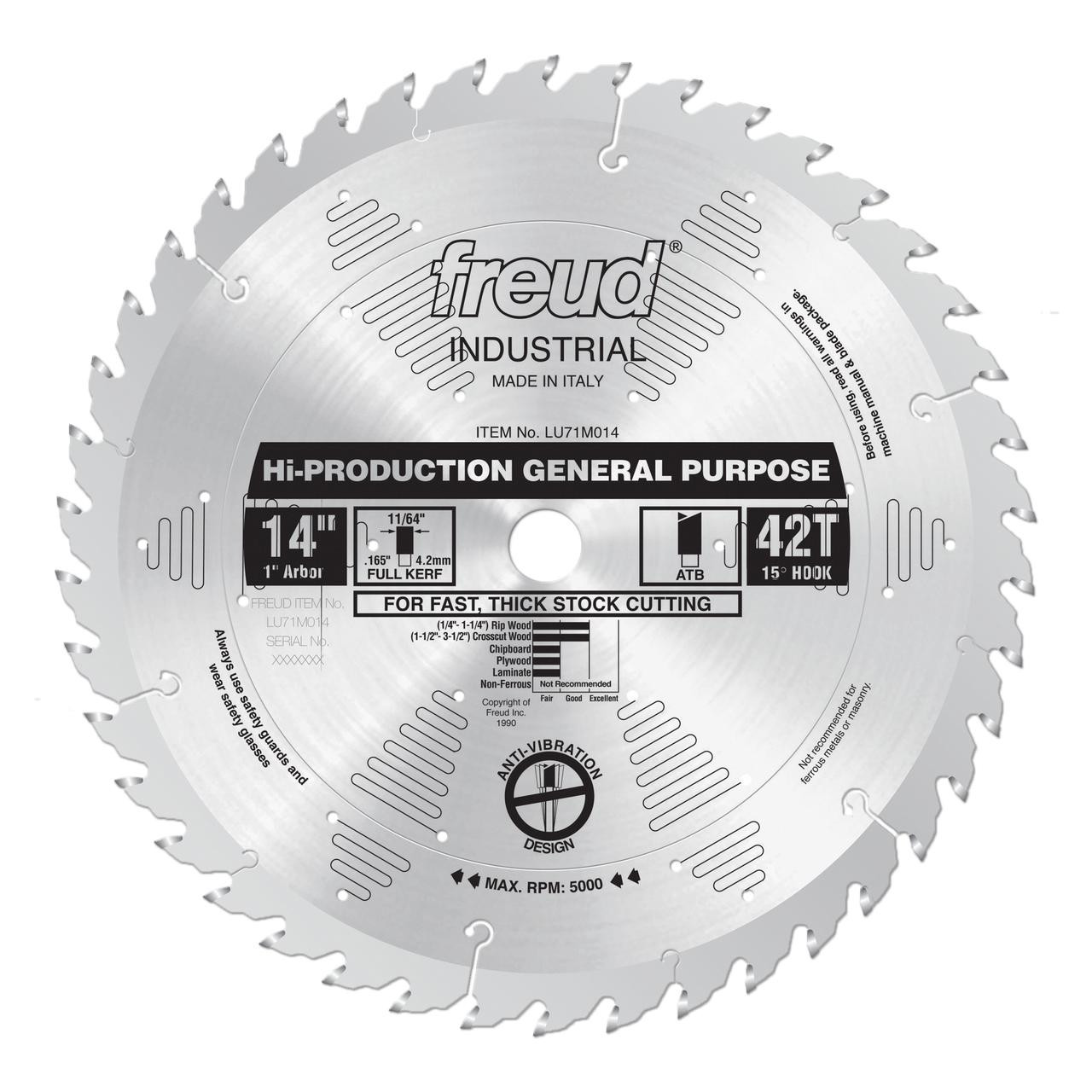  Freud LU71M High Production General Purpose Saw Blades 