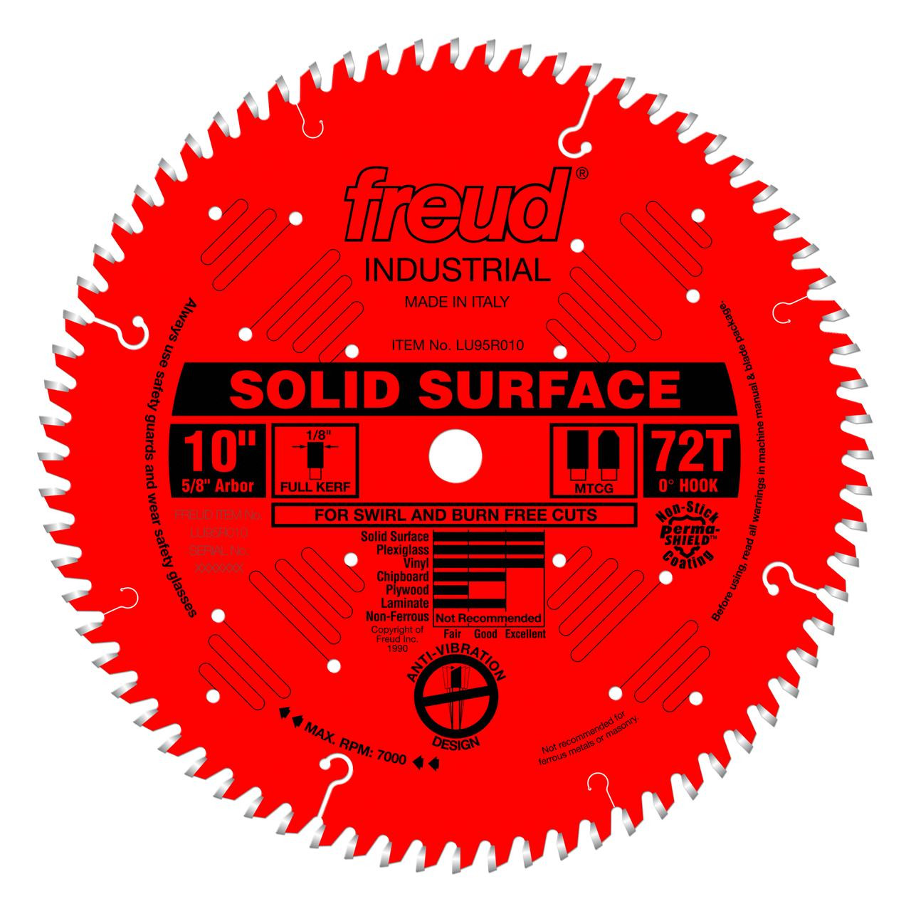  Freud LU95 SERIES Solid Surface Blades 