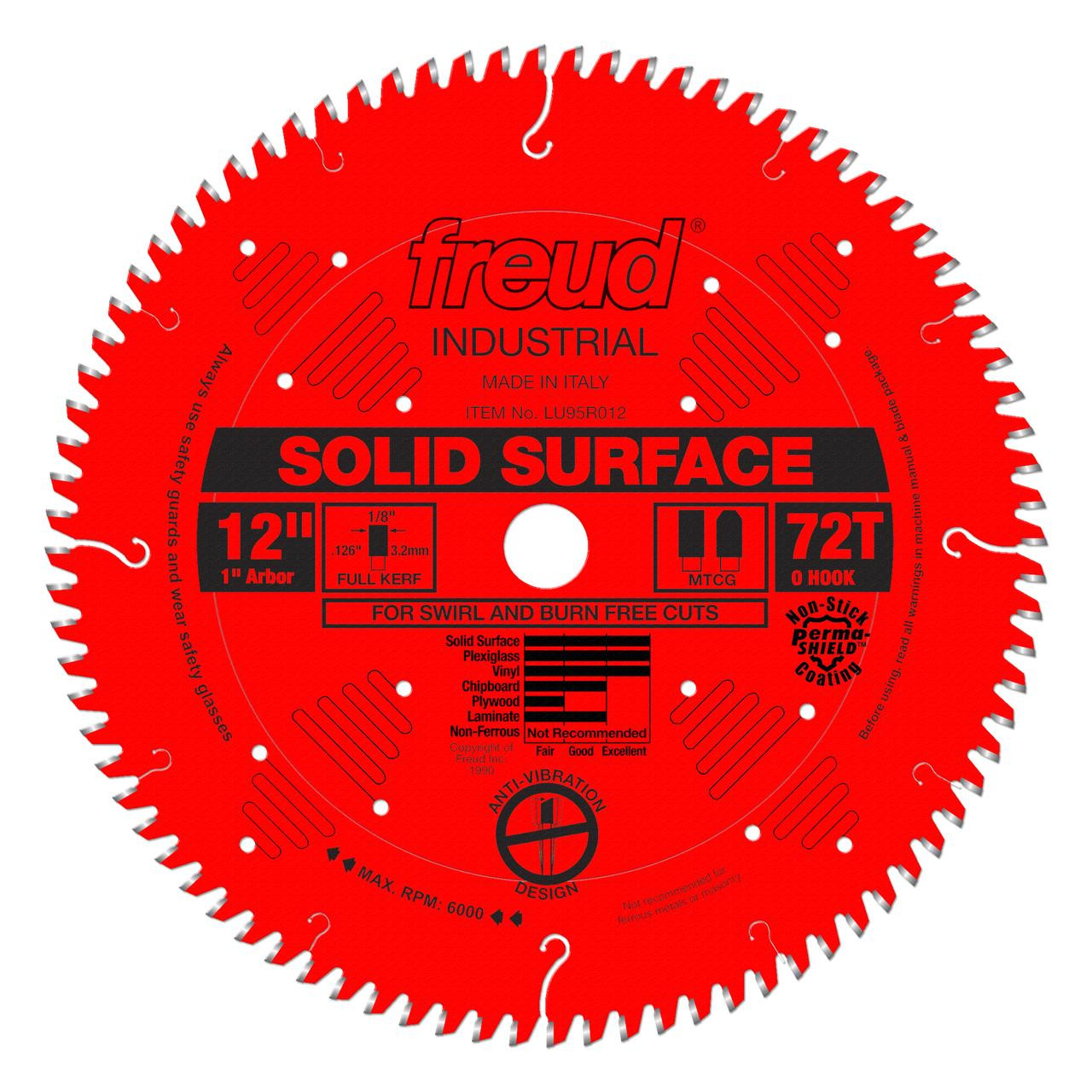  Freud LU95 SERIES Solid Surface Blades 