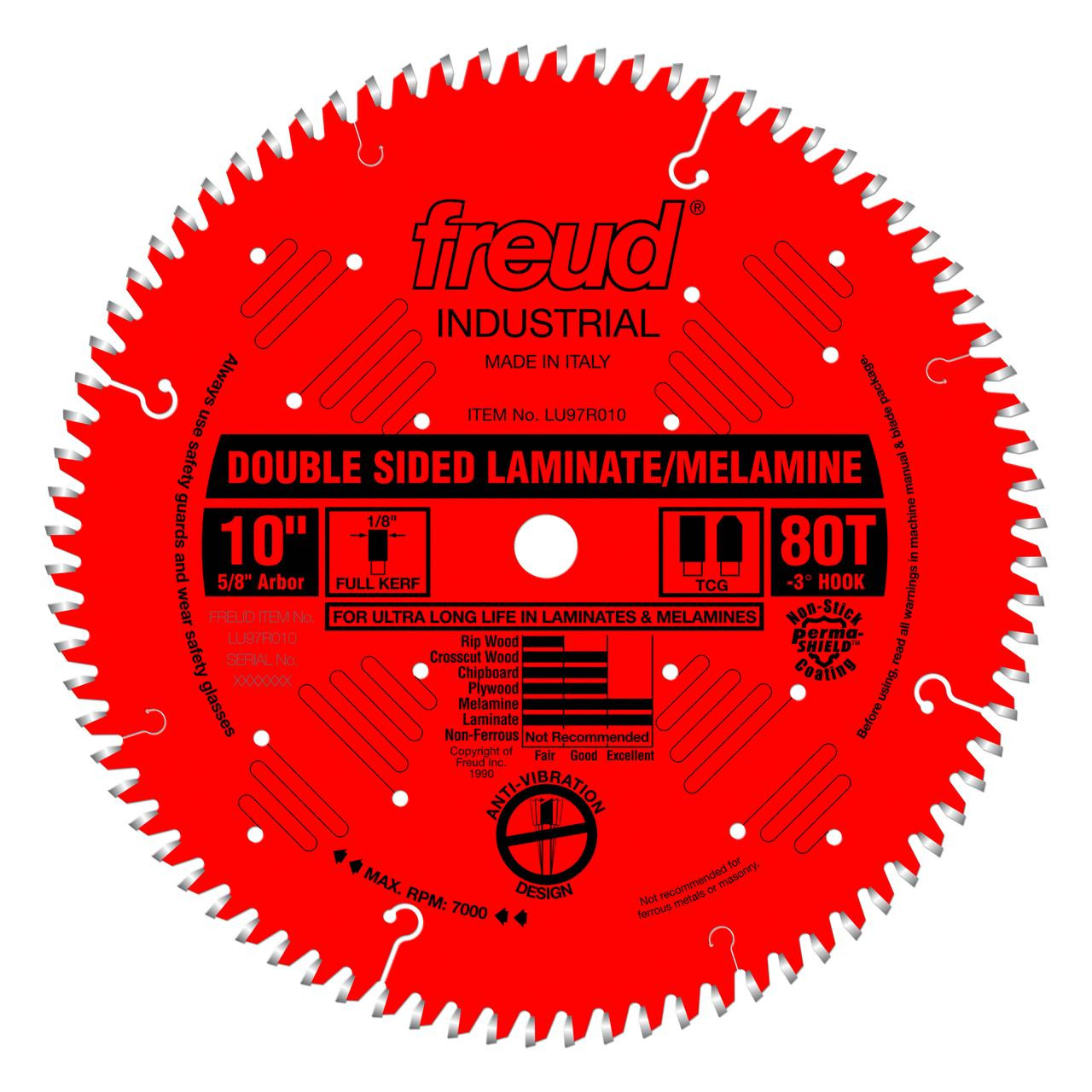  Freud LU97 SERIES Double Sided Laminate/Melamine Blade 