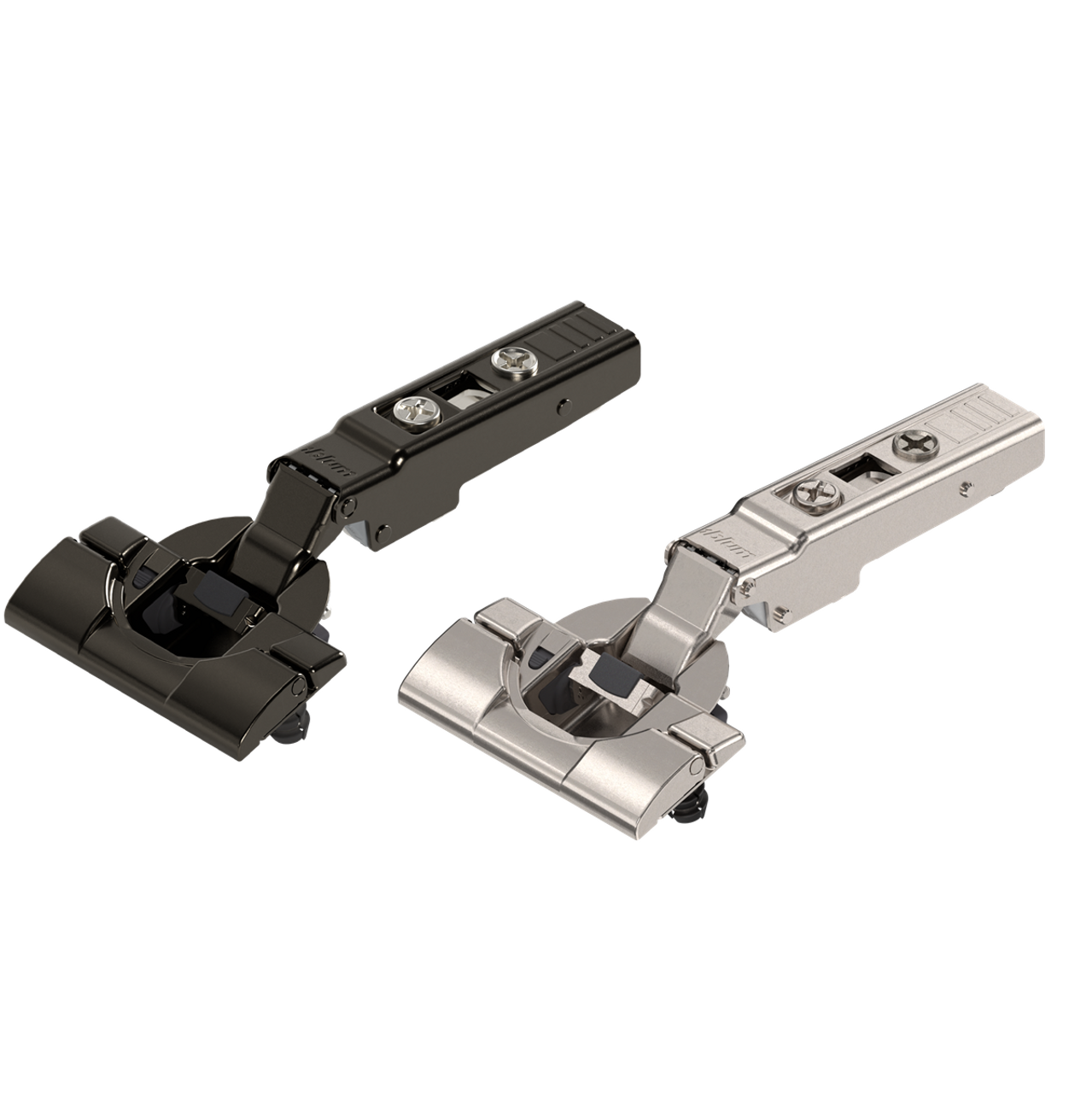 Blum 73B3590 110 Degree + Straight-Arm Hinge INSERTA Clip Top BLUMOTION Soft-Close Nickel or Onyx
