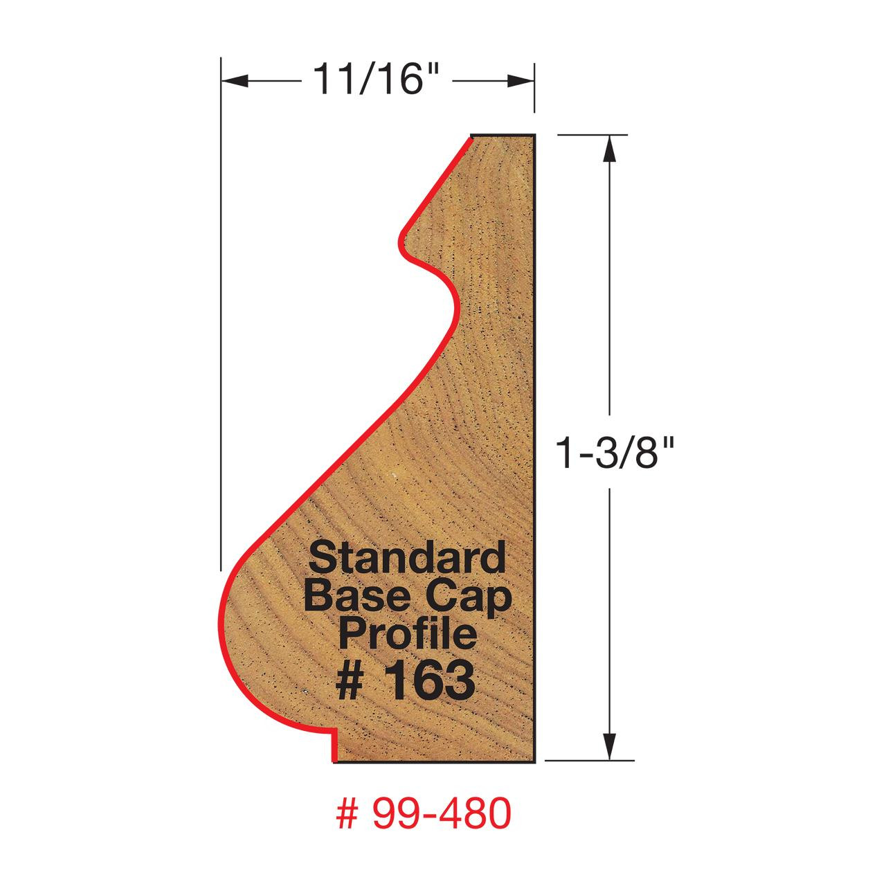  Freud 1-3/4" Base and Cap Bit 