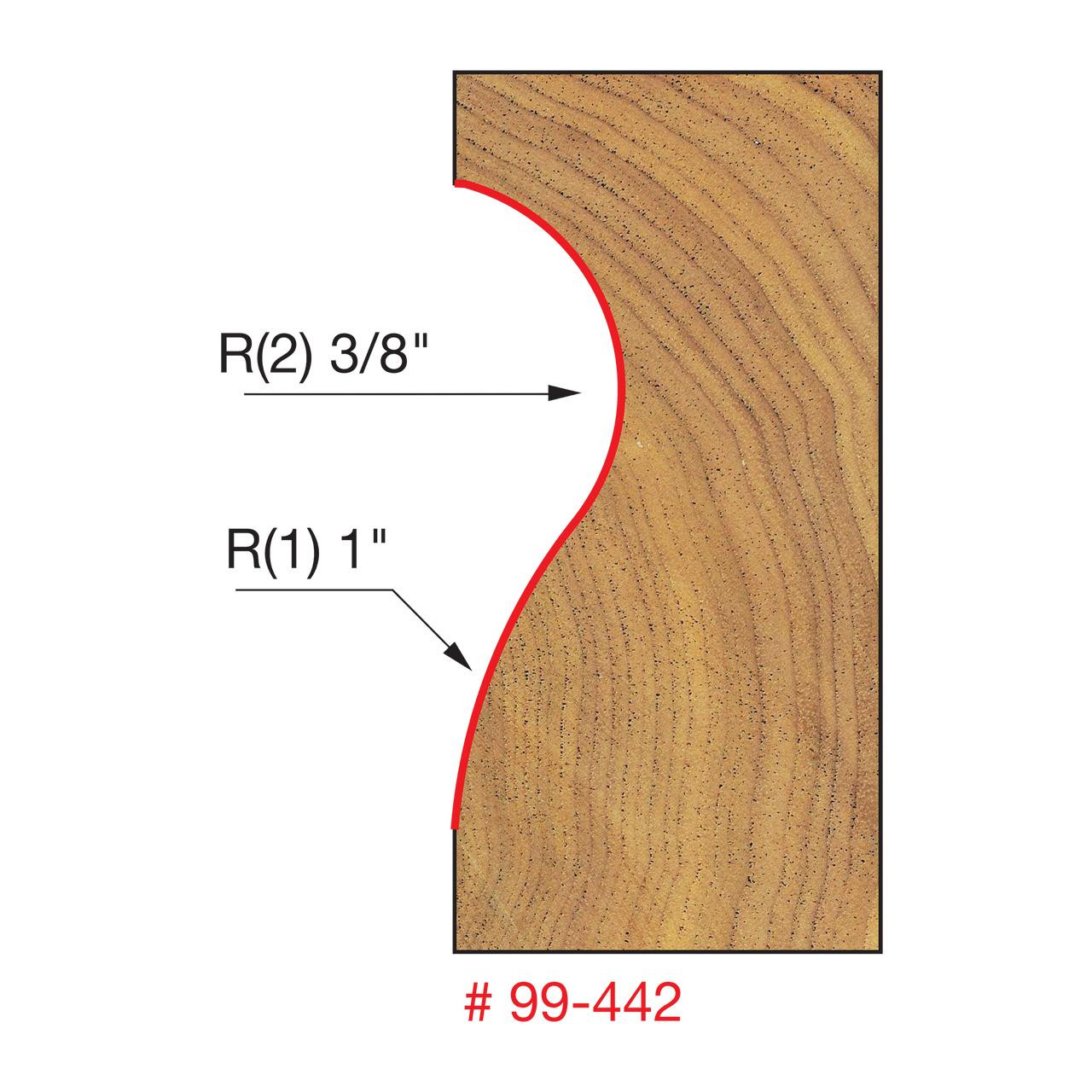  Freud 1-3/16" Handrail Bit 99-442 