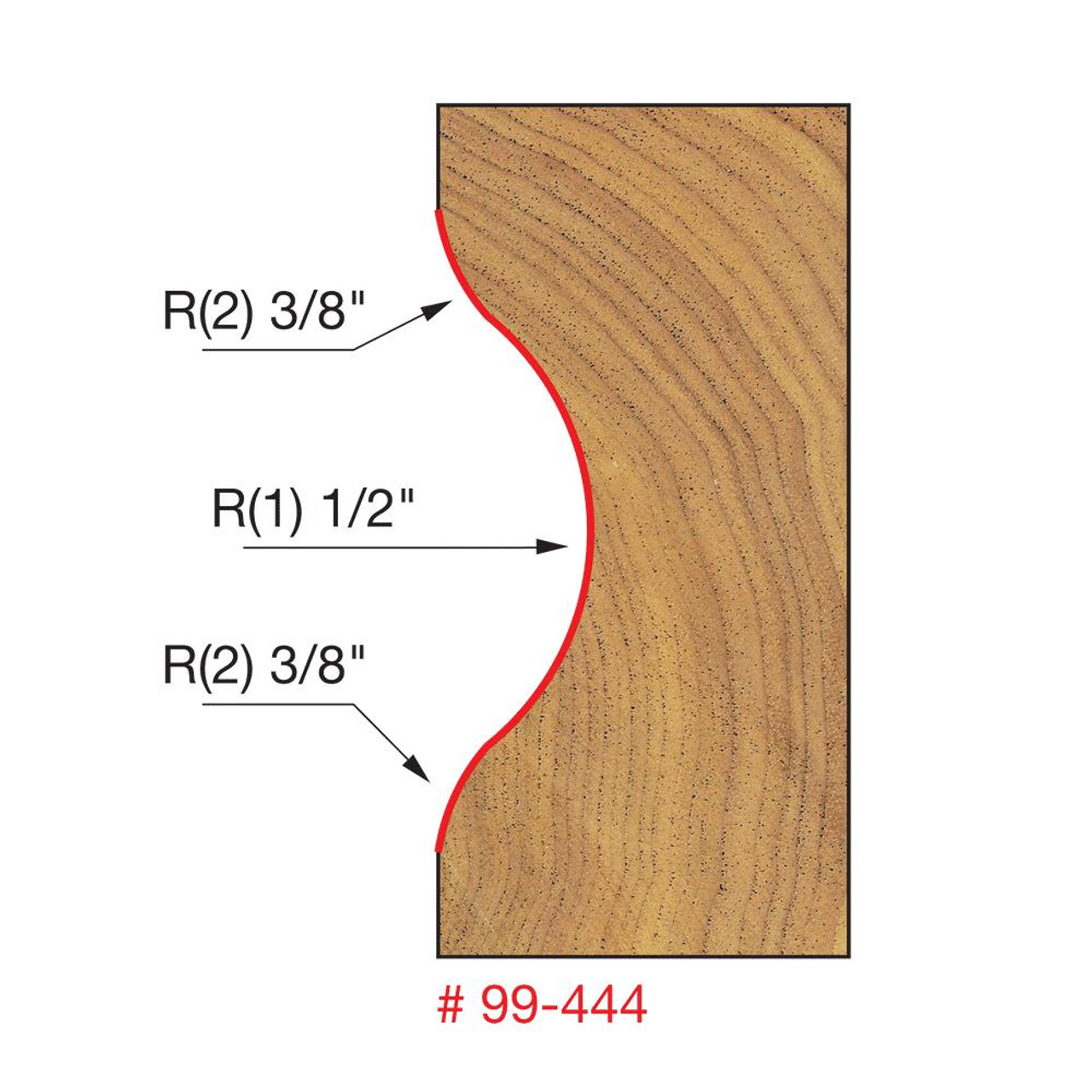  Freud 1-3/16" Handrail Bit 99-444 