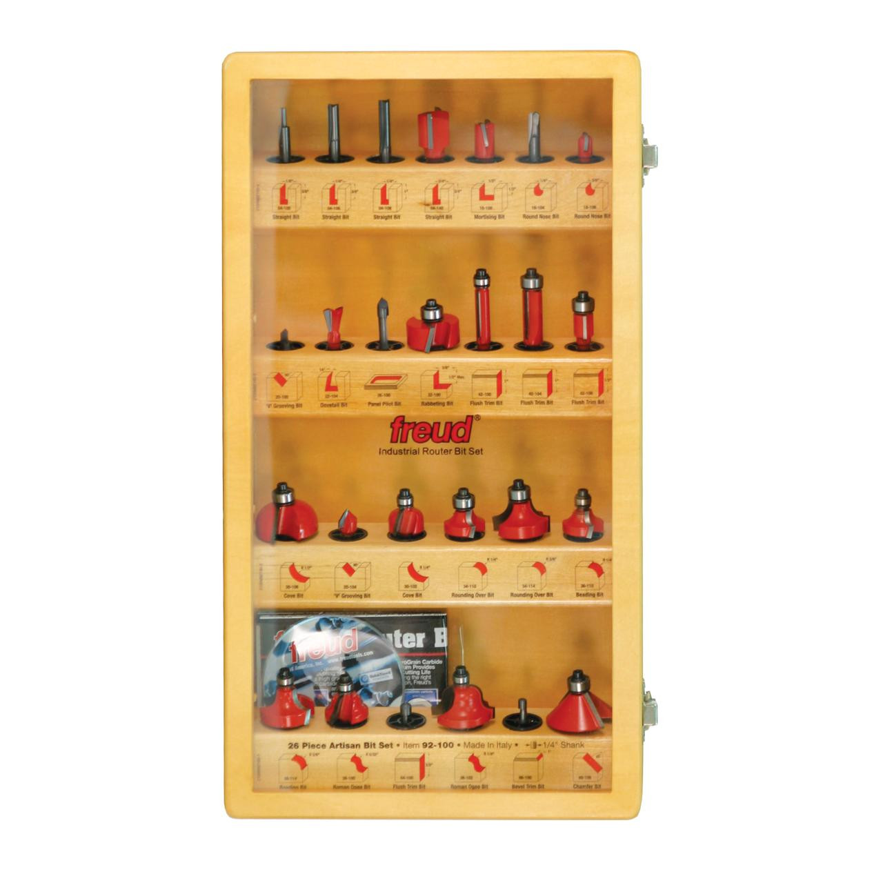  Freud 26 Piece Artisan Bit Set 92-100 