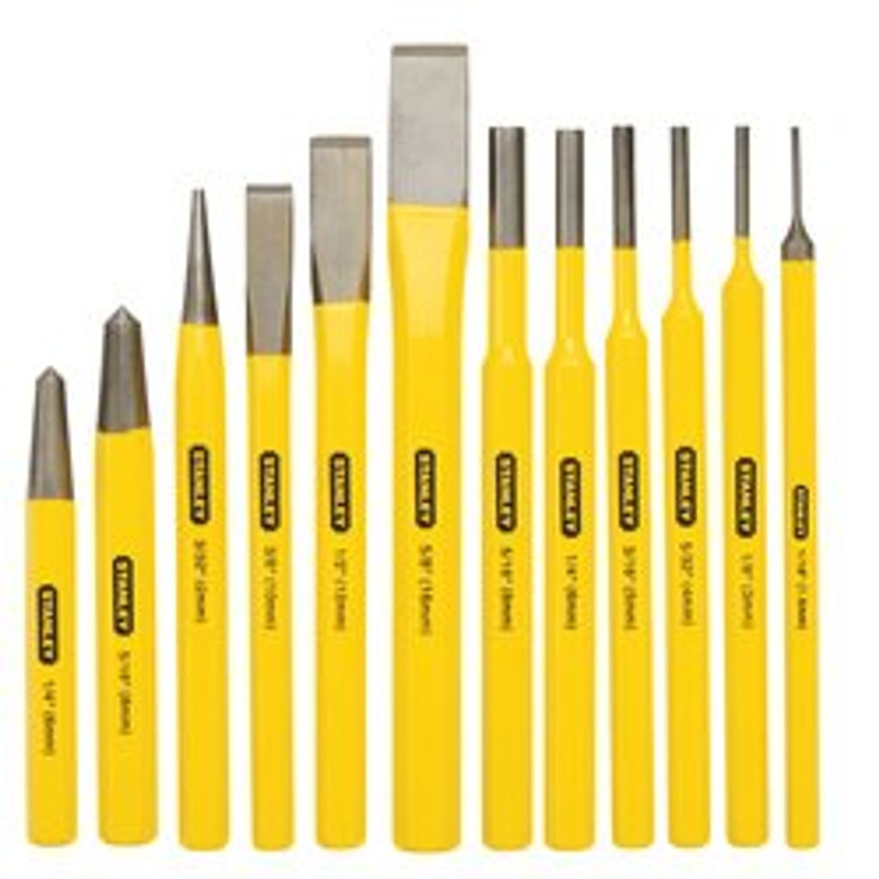 Stanley Tools 12 pc Punch & Chisel Kit 16-299