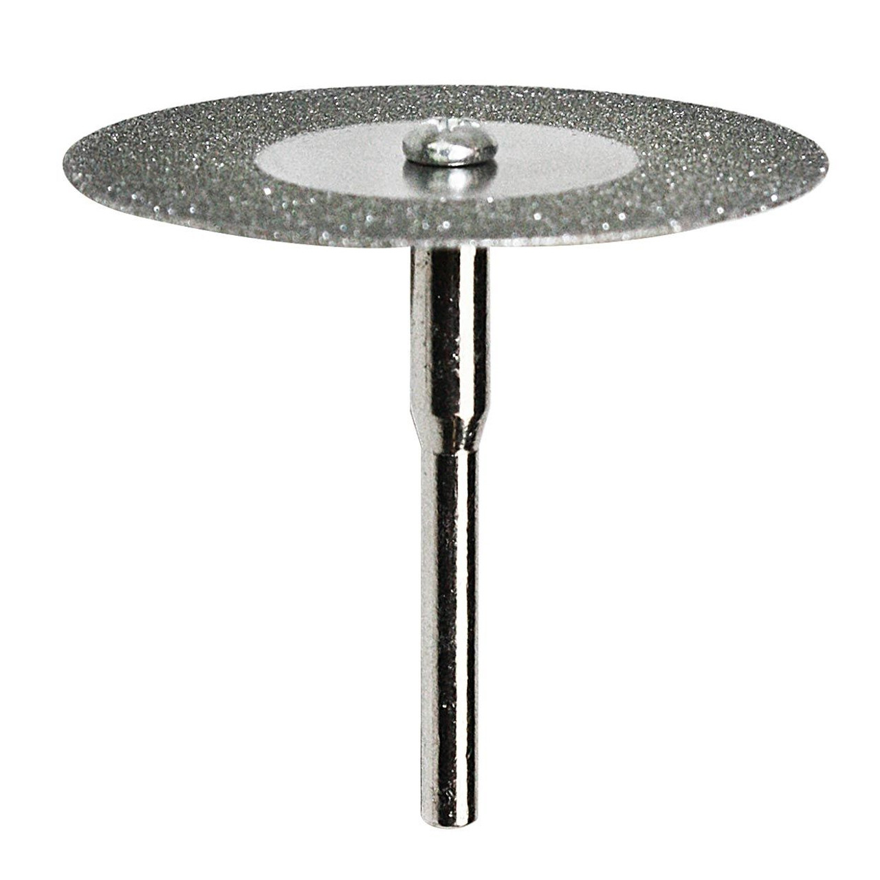 Big Horn 1-5/8-Inch 100 Grit Diamond Wheel with 1/4 Inch & 1/8 Inch Shank Mandrel 19393
