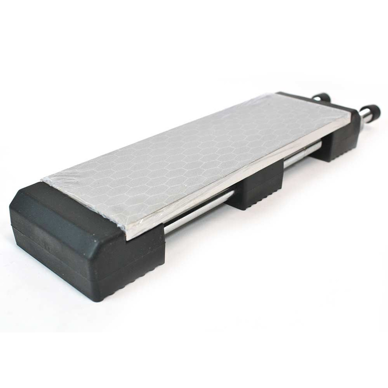 Big Horn Double-Sided 400/1000 Grit 8'' Diamond Sharpening Stone Sharpener 19394